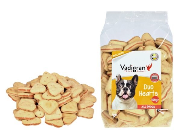 Vadigran Snack dog Biscuits Duo Hearts 500g - Image 2
