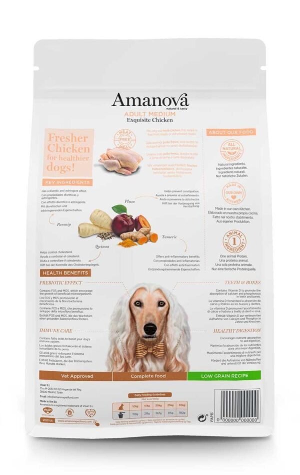 Amanova Adult Medium Dog Exquisite Chicken - Image 2