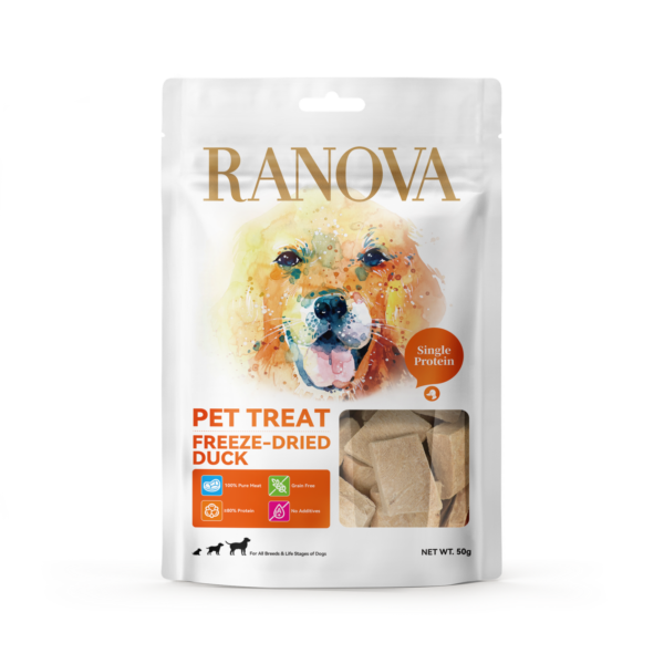 Ranova Freeze Dried Duck for dogs