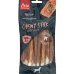 Pets Unlimited Chewy Stick with Salmon Small Dog Treats 8pcs