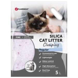 Flamingo Silica Fine Regular Clumping Cat Litter
