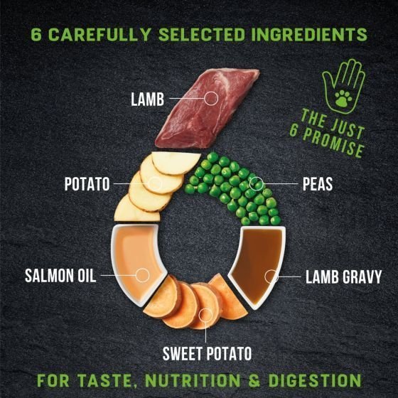 Harringtons Just 6 Lamb Grain Free Wet Dog Food - Image 2