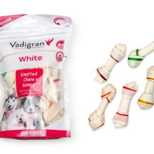 Vadigran White Knotted chewing bone mixcolor150g/11,25cm(5)