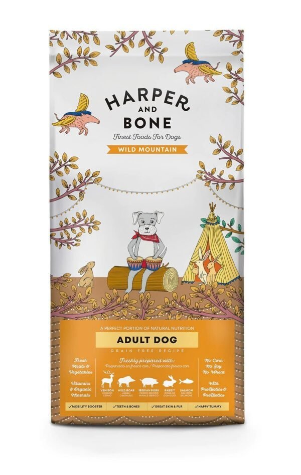Harper & Bone Adult Dog Medium/large Wild Mountain