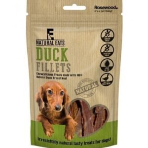 Rosewood Natural Eats Duck Fillets Dog Treats 80g