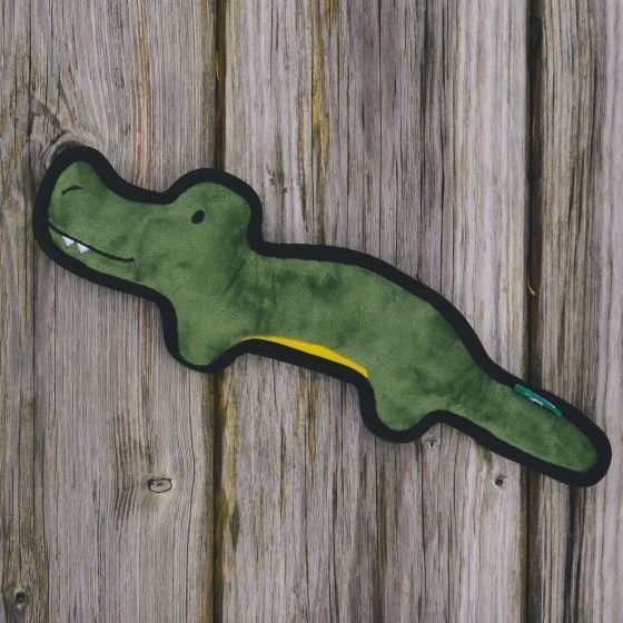 Beco Pets Rough & Tough Crocodile Recycled Dog Toy - Image 2
