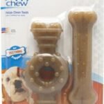 Nylabone Puppy Twin Pack Ring Flexi Combo Wolf