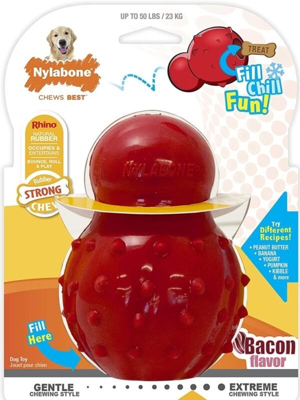 Nylabone Strong Chew Cone - Bacon Flavor Regular
