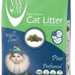 Van Cat White Bentonite Clumping Cat Litter Pine 10K Compact