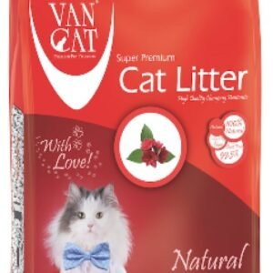 Van Cat White Bentonite Clumping Cat Litter Unscented 5Kg