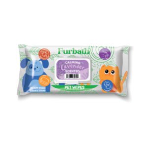 Furbath Natural Pet Wipes 80 Count- Lavender
