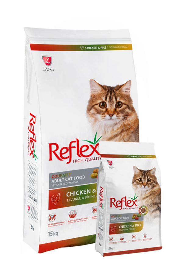 Reflex Adult Cat Food Gourmet Chicken & Rice 15 Kg