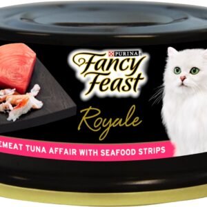 Purina Fancy Feast Royale Cat Wet Food Whitemeat Tuna Affair with Seafood Strips 85g