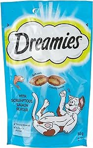 Dreamies Cat Food with Salmon 60g