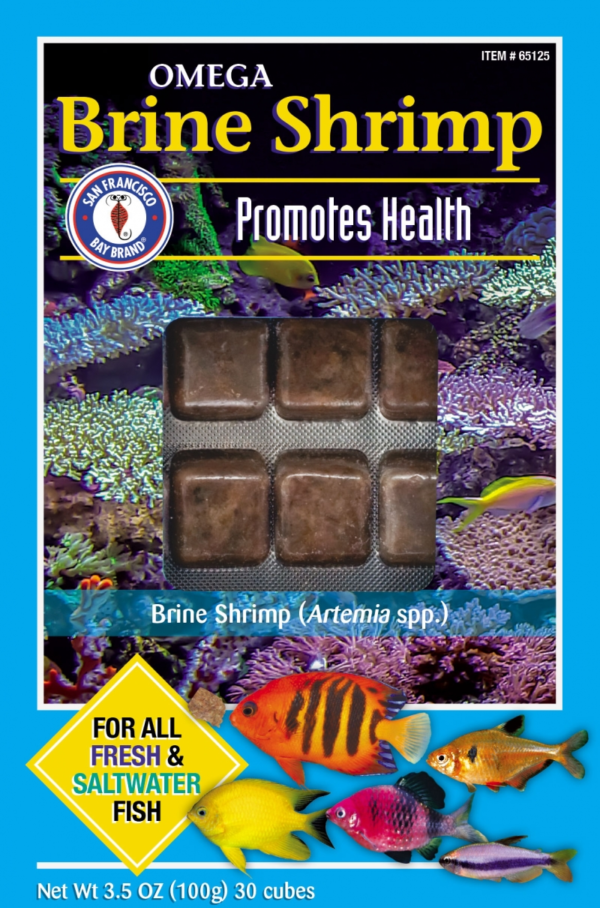 San Fransisco Bay Brand Brine Shrimp Omega-3 For Cube 60 100g