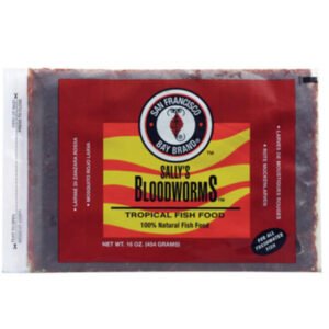 San Fransisco Bay Brand Bloodworms Frozen Flat 16Oz/454g