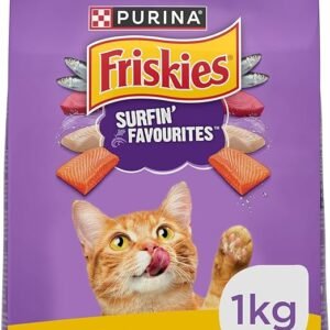Purina Friskies Surfin Favourites Cat Dry Food 1Kg