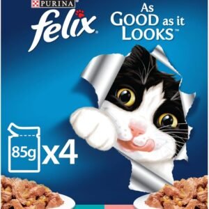 Purina Felix Adult Tuna + Adult Salmon 4x85g