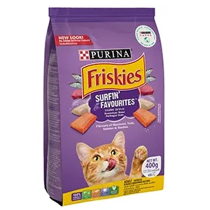 Purina Friskies Surfin Favourites Cat Dry Food 400g