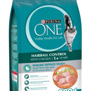 Purina One Hairball Control Cat Dry Food Chicken 380g
