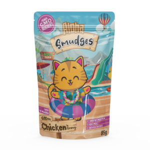 Aloha Smudges Chicken Kitten Cat wet food in Gravy 85g Pouch