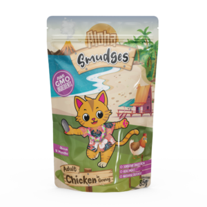 Aloha Smudges Chicken Adult Cat wet food in Gravy 85g Pouch
