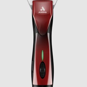 Andis DBLC-2 Pulse ZR  II 5-Speed, Detachable Blade Clipper, Cordless, Lithium Ion Battery - Red - Wide Blade (Includes extra battery)