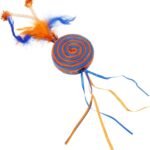 Wild Catz Rollin Candy Fabric, Feature Cat Toy Multicolors