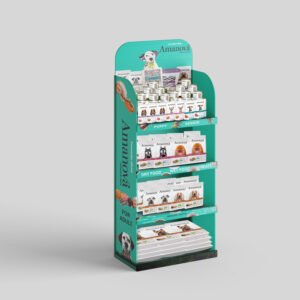 Amanova Dog Food Stand L30Cm X W 30Cm X H150 Cm(Product+Display)