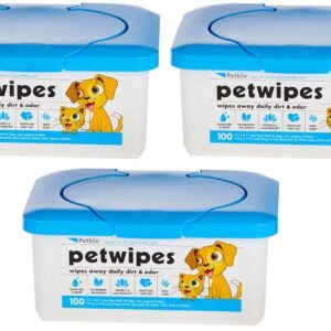 Petkin Pet Wipes 100ct - 3 Pack