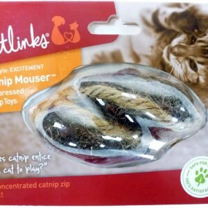 Petlinks® Catnip Mouser™ Compressed Catnip Cat Toys, Set of 2