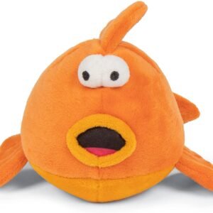 goDog® Action Plush™ Gold Fish with Chew Guard Technology™ Animated Squeaker Dog Toy