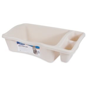 PETMATE GIANT LITTER PAN 4-PACK ~ BLEACHED LINEN