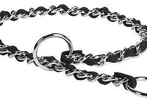 Petmate  Comfort Chain Dog Collar 3Mm X 22In  Black