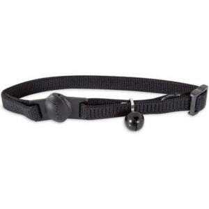 PETMATE FASHION CAT COLLAR 8-12" SWIRLS BLACK TEAL