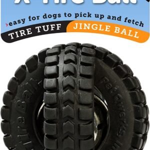 PETMATE 3.5" Small Jingle X-Tire Ball Dog Toy