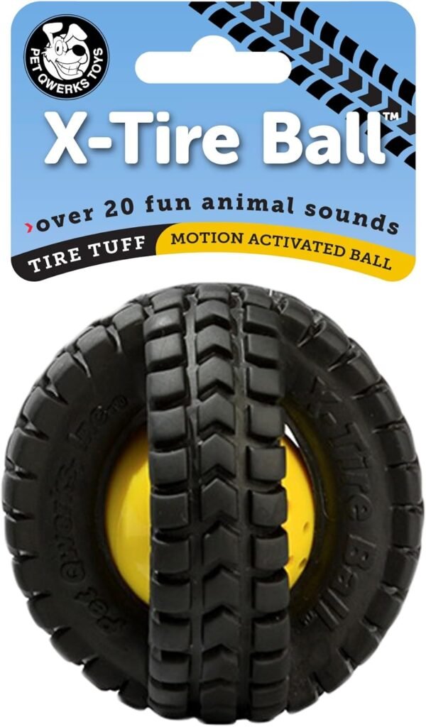 Petmate 3.5" Small Animal Sounds X-Tire Ball