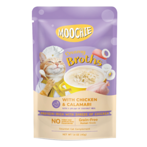 MOOCHIE CREAMY BROTH WITH CHICKEN & CALAMARI 40g Pouch