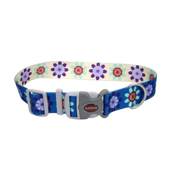 Coastal 1 and Sublime Dog Leash Flower Purple and Yellow 6ft