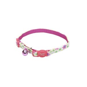 Coastal 3 and Safe Cat Flower Frenzy Adj.Breakaway Collar Pink