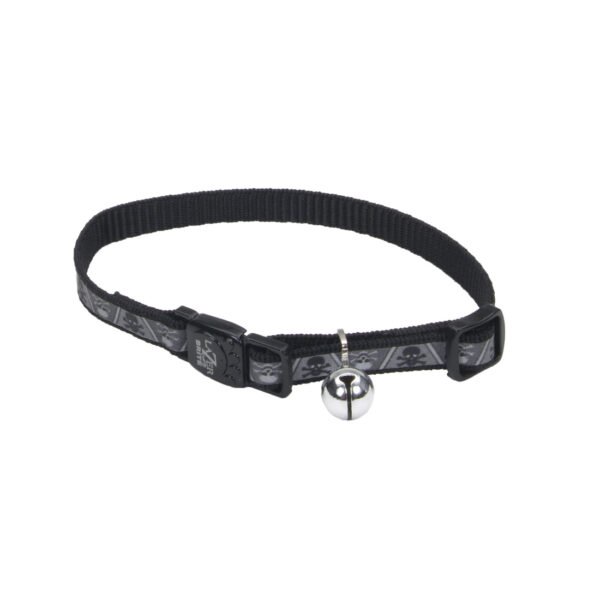 Coastal 3 8 Safe Cat Lazer Black Reflective Adj. Break Away Collar