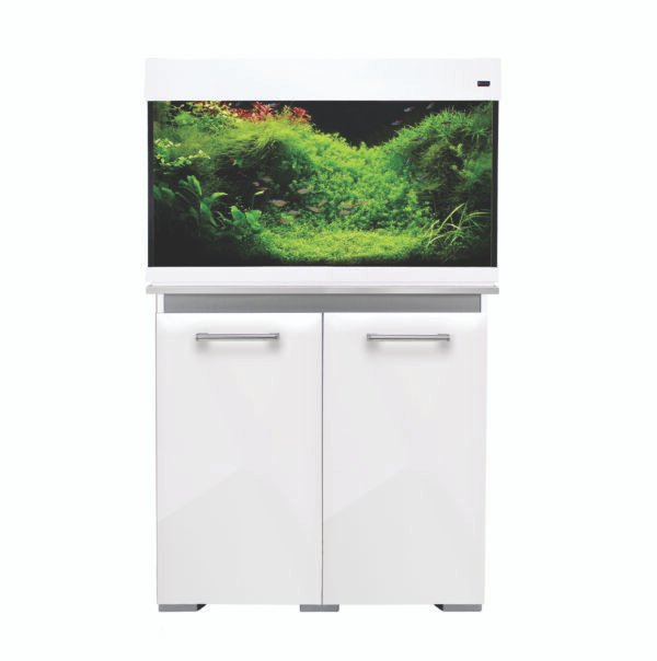 Aqua One AquaVogue 135 Aquarium Set 135L 80wx42dx50cm White ONLY AQUARIUM - CABINET SOLD SEPARATELY