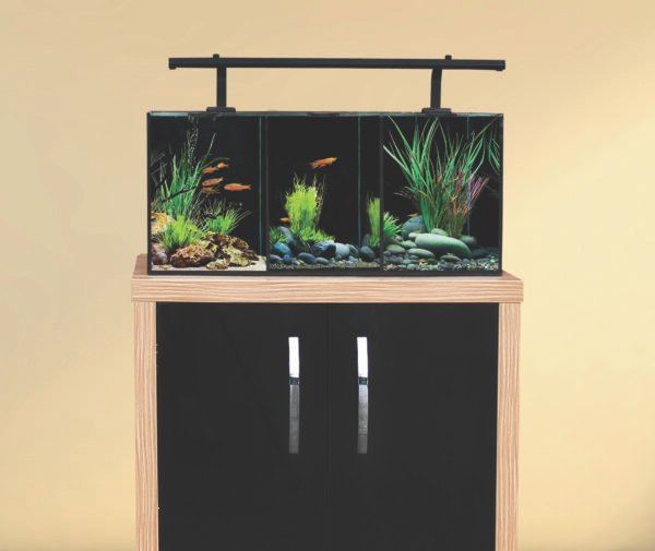 Aqua One Betta Trio Aquarium 32L 55x25x25cm AQUARIUM + INSPIRE 60 CABINET