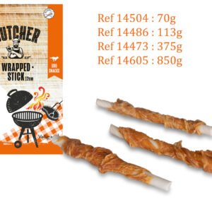 Vadigran Butcher Chicken Wrapped Stick 12cm 70g