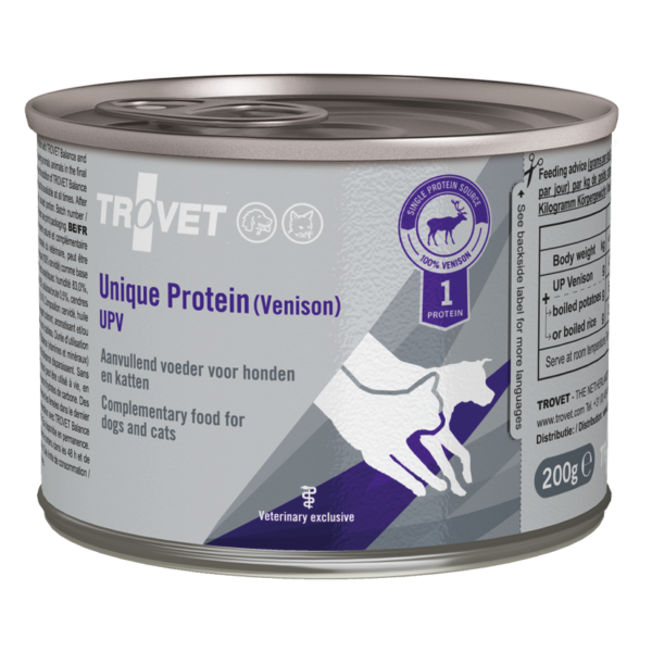 Trovet Unique Protein Venison Dog & Cat Wet Food Can 200g