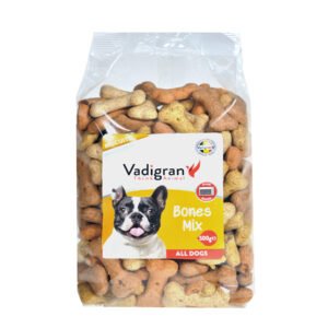 Vadigran Snack dog Biscuits Bones Mix 500g