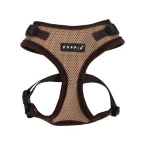 PUPPIA RITEFIT HARNESS BEIGE L Neck 12.6-14.65" Chest 19.29-25.98"