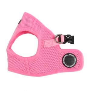 PUPPIA SOFT VEST HARNESS B PINK EXTRA LARGE Neck 16.5" Chest 22.0" - 32.0"