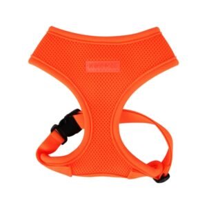 PUPPIA NEON SOFT HARNESS A ORANGE EXTRA LARGE Neck 16.5" Chest 22.0" - 32.0"