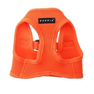 PUPPIA NEON SOFT VEST HARNESS B ORANGE EXTRA LARGE Neck 16.5" Chest 22.0" - 32.0"